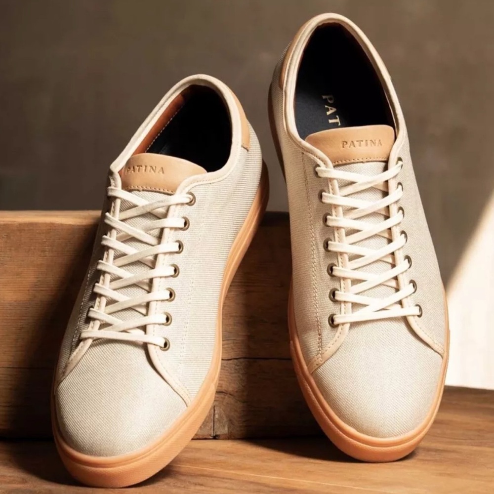 mens patina gum sole sneaker